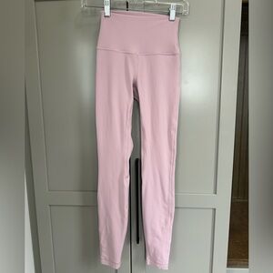 Pink Lululemon High Waisted Leggings